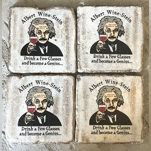 Coaster Set Handmade Albert Wine-Stein